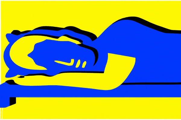 A colourful illustration of someone using Melatonin for Sleep